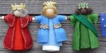 Patroonblad Kerstslinger.