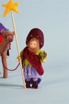 Patroonblad Drie koningen en drie dromedarissen.