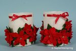 Patroonblad kerststerlichtjes