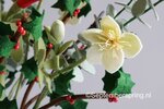 Patroonblad Kerstboeket