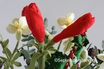 Patroonblad Kerstboeket