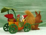 Patroonblad In een rijtuigie.