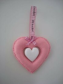 Pakket Hart van zeep roze