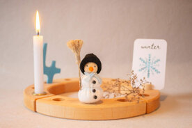 Pakket Sneeuwpop steker