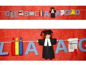 Patroonblad Geslaagd-slinger.