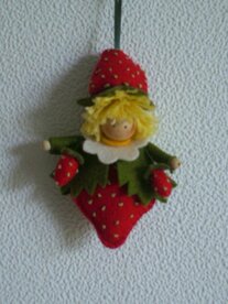 Geurhanger aardbei.