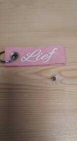 Tas/ sleutelhanger. Lief