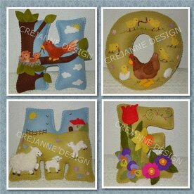 Patroonblad Home Lente