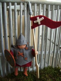 Patroonblad Rode ridder