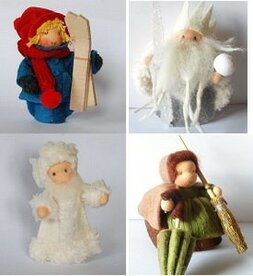 Patroonblad Vingerpopjes Olle en zijn vrienden