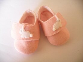 Patroonblad Babyslofjes Klein konijntje