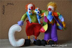 Patroonblad Alfie de clown