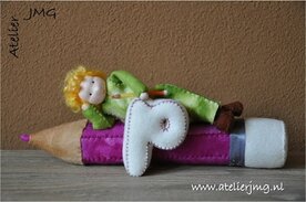 Patroonblad Alfie leert de letter P
