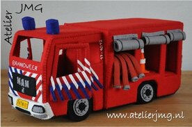 Patroonblad Brandweerwagen