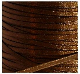 Donkerbruin lint 4 mm
