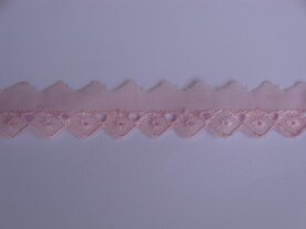 Roze broderiekant