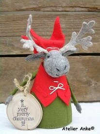 Pakket Rudolf een grappig kerstrendier