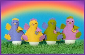 Pakket Kip op het ei