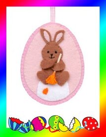 Pakket Paasei met haasje