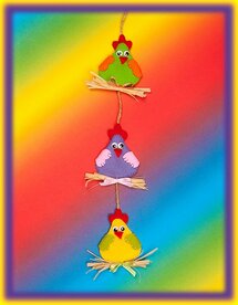 Pakket # vrolijke kippetjes