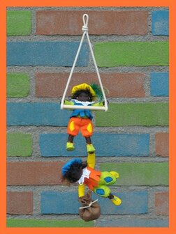 Pakket Trapeze pietjes geel/groen