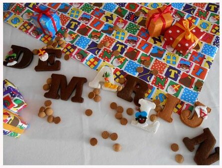 Patroonblad Chocoladeletters