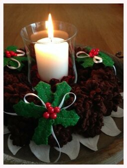 Patroonblad Kerstkrans