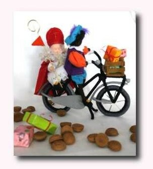 Patroonblad Ook de Sint pakt de fiets