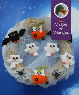 Pakket Halloween uiltjes met strokrans