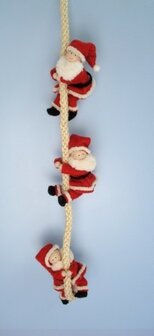 Pakket Drie kerstmannen aan vormtouw