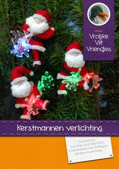 Pakket Kerstman met kerstboom lichtjes