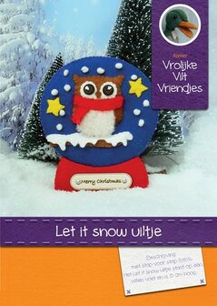 Pakket Let it Snow hanger uiltje