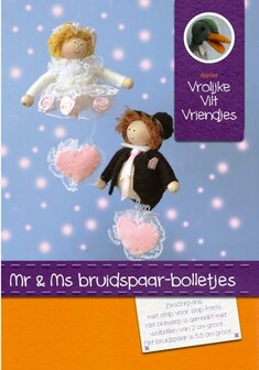 Pakket MR &amp; MS bruidspaar- bolletjes