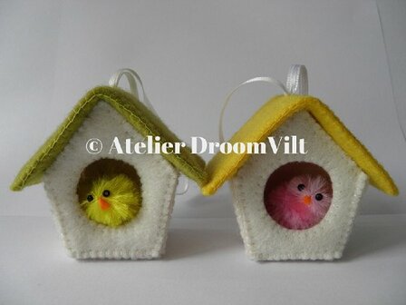 Pakket Vogelhuisjes