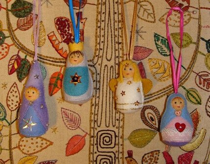 Patroonblad Kerstkleintjes.