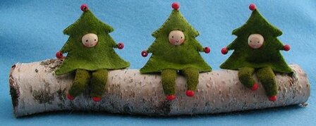 Pakket Drie kerstboomboefjes