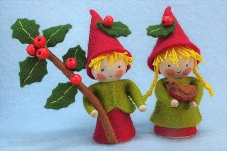 Pakket Twee hulst kaboutertjes