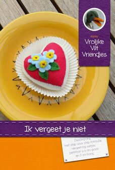 Pakket Petit four Ik vergeet je niet 