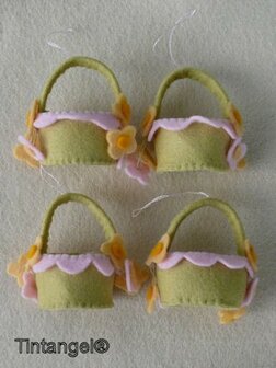 Pakket Lentefleur mandjes