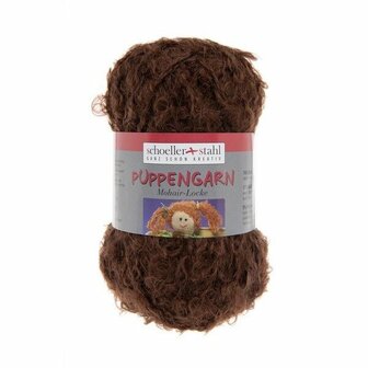 Puppengarn 458 donkerbruin