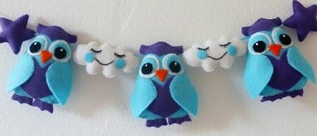 Pakket Wagenspanner uiltje blauw