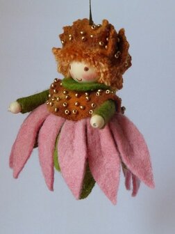 Pakket Bloemenhanger rode zonnehoed
