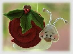 Pakket Kerstbalslakje rood