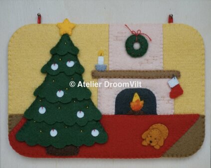 Pakket Seizoensbordje  Bij  de kerstboom