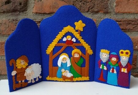 Pakket Kerst drieluik