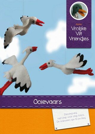 Pakket Drie vliegende ooievaars