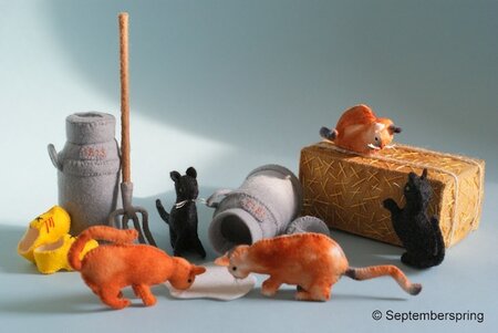 Patroonblad Boerderijkatten