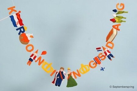 Patroonblad Kroningsdagslinger.