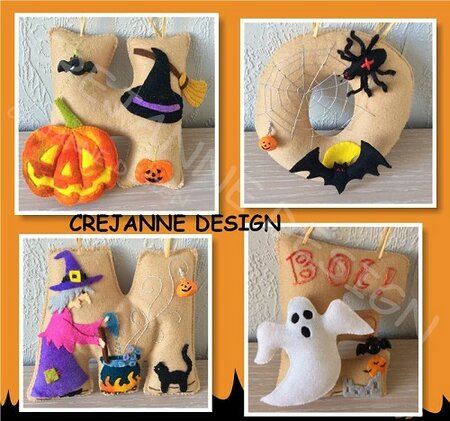 Patroonblad Home Haloween