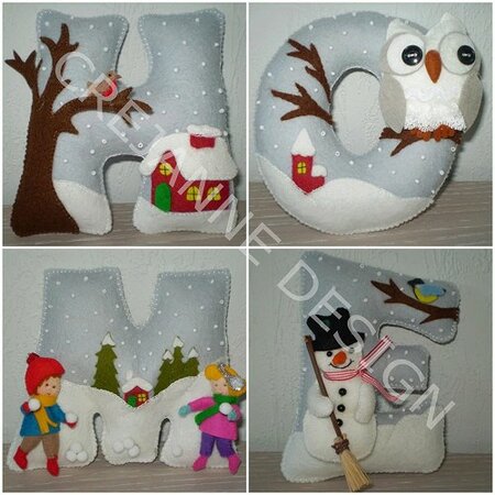 Patroonblad Home Winter